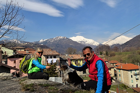 Anello con neve del Monte Gioco da Spettino il 22 marzo 2018 - FOTOGALLERY